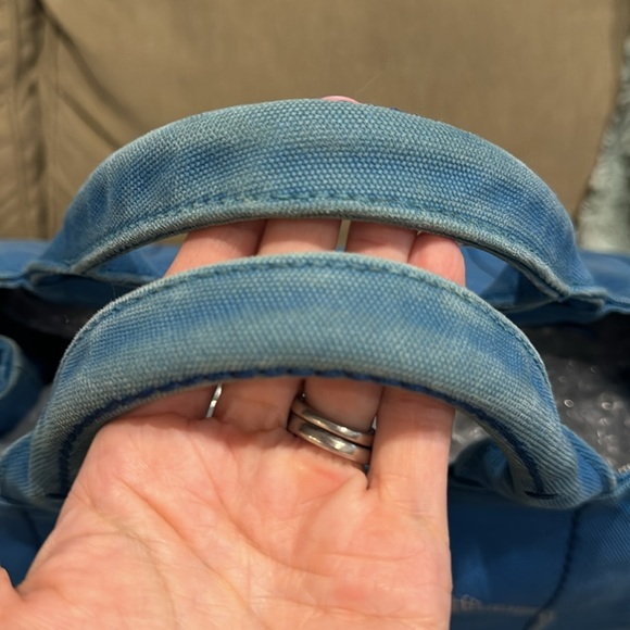 Prada Canapa Large Blue Tote - Picture 10 of 15